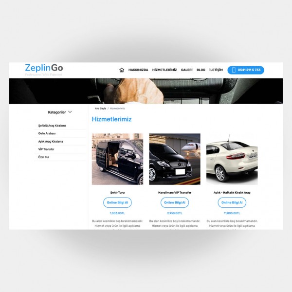 Galeri Araç Kiralama Web Sitesi V4 2