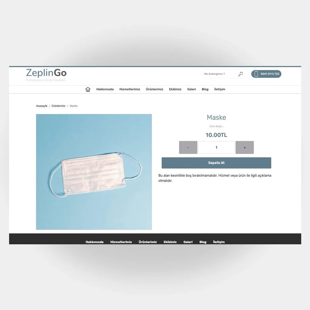 Dezenfeksiyon Web Sitesi V2 ekran görüntüsü