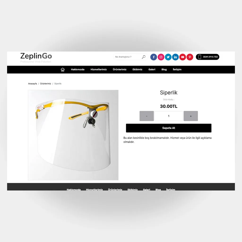Dezenfeksiyon Web Sitesi V3 ekran görüntüsü
