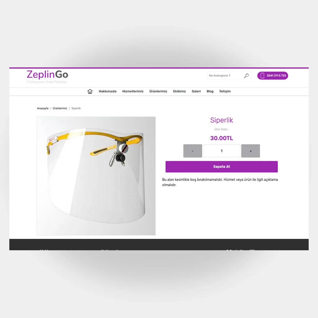 Dezenfeksiyon Web Sitesi V6 ekran görüntüsü