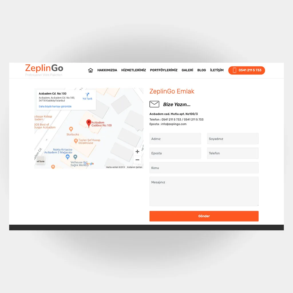 Emlakçı Web Sitesi V4 ekran görüntüsü