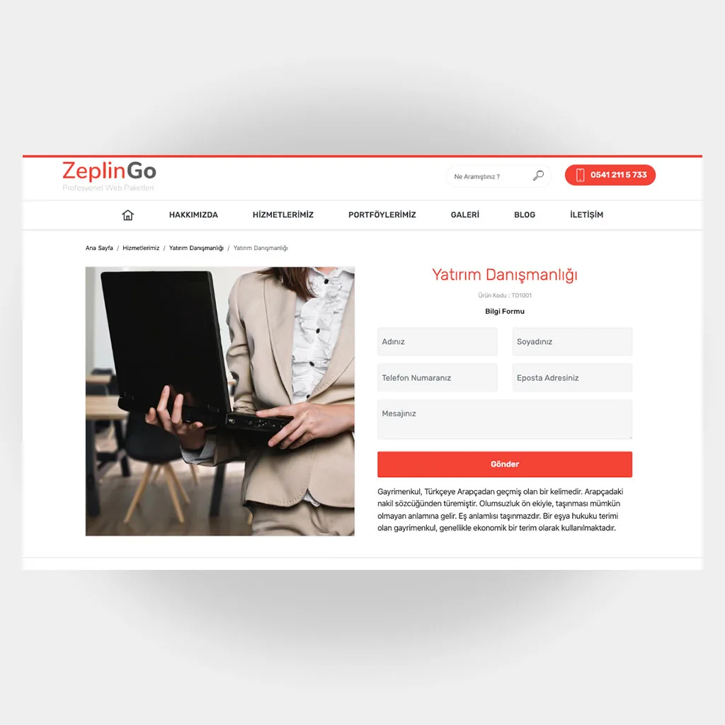 Emlakçı Web Sitesi V6 ekran görüntüsü