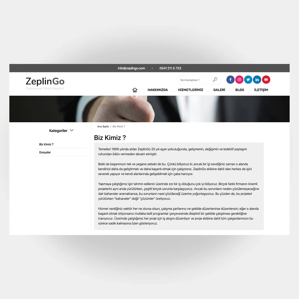 Galeri Araç Kiralama Web Sitesi V1 ekran görüntüsü