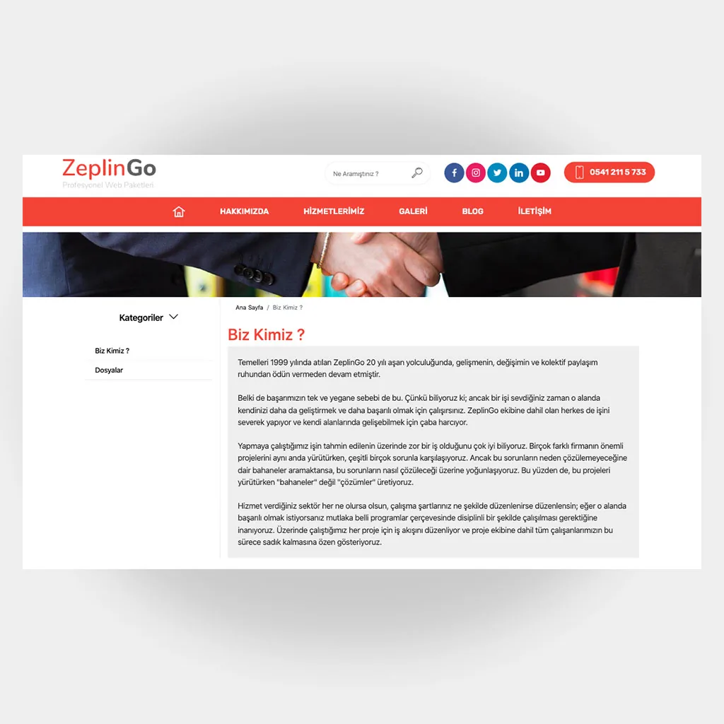 Galeri Araç Kiralama Web Sitesi V3 ekran görüntüsü