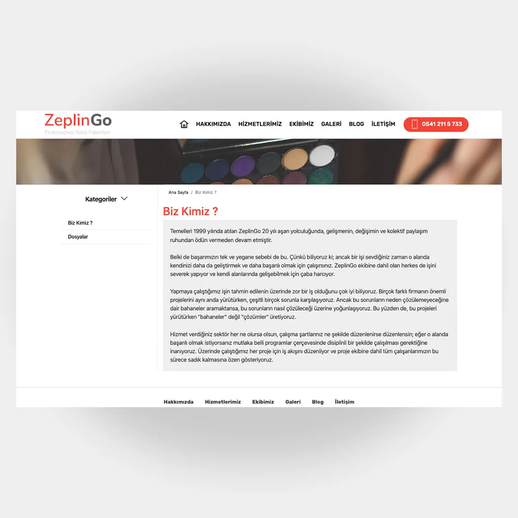 Kuaför Güzellik Salon Web Sitesi V2 ekran görüntüsü