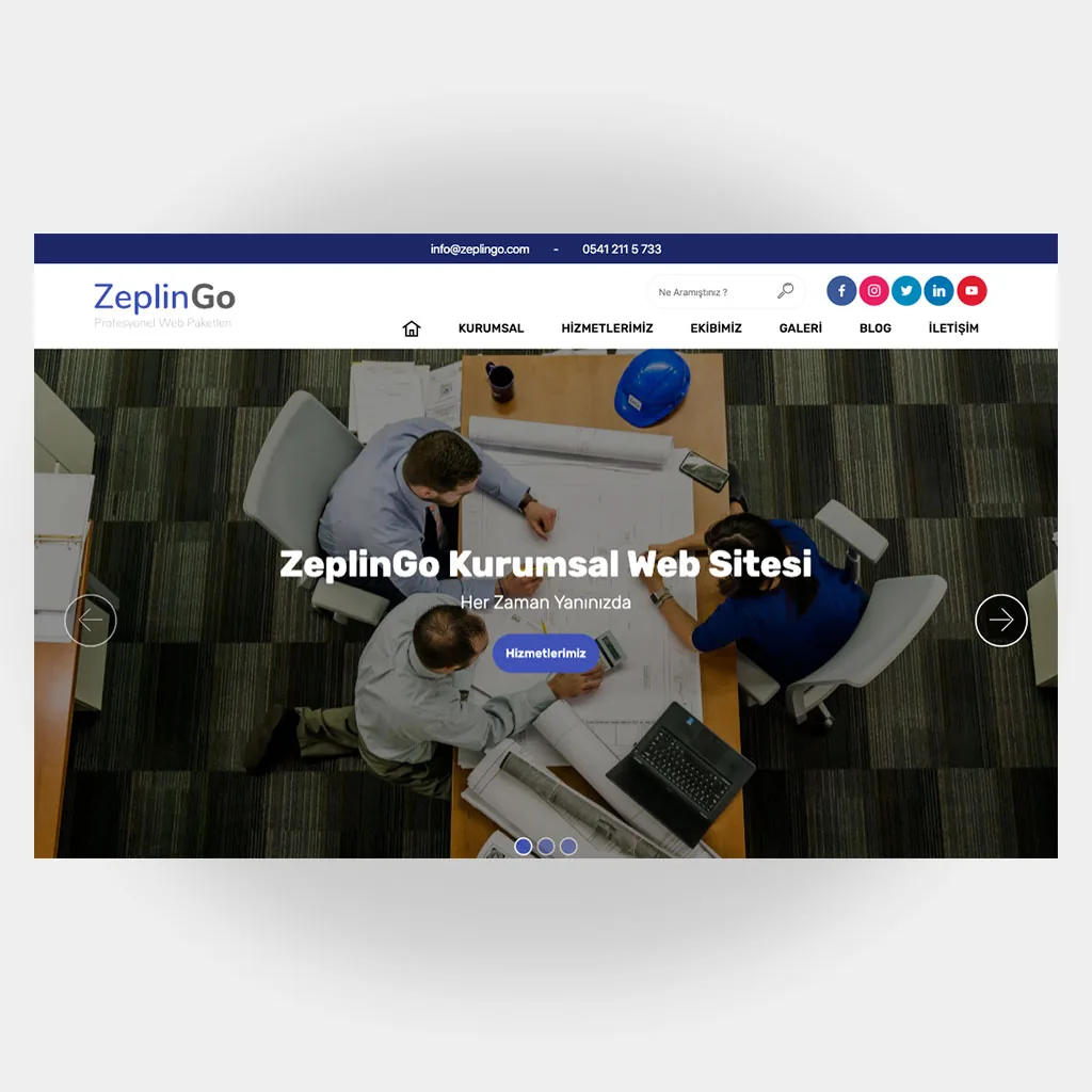 Kurumsal Web Sitesi Tasarımı