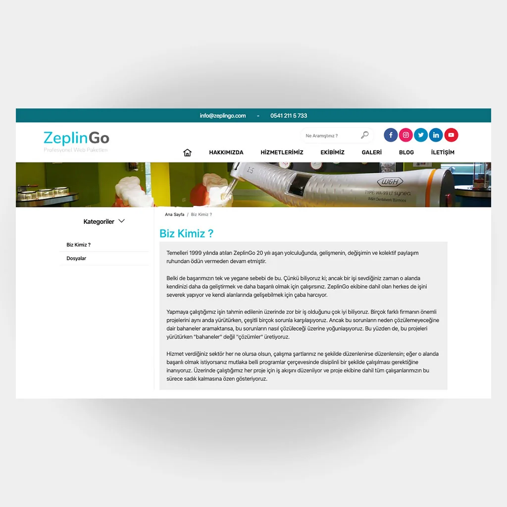 Medikal Doktor Web Sitesi V1 ekran görüntüsü