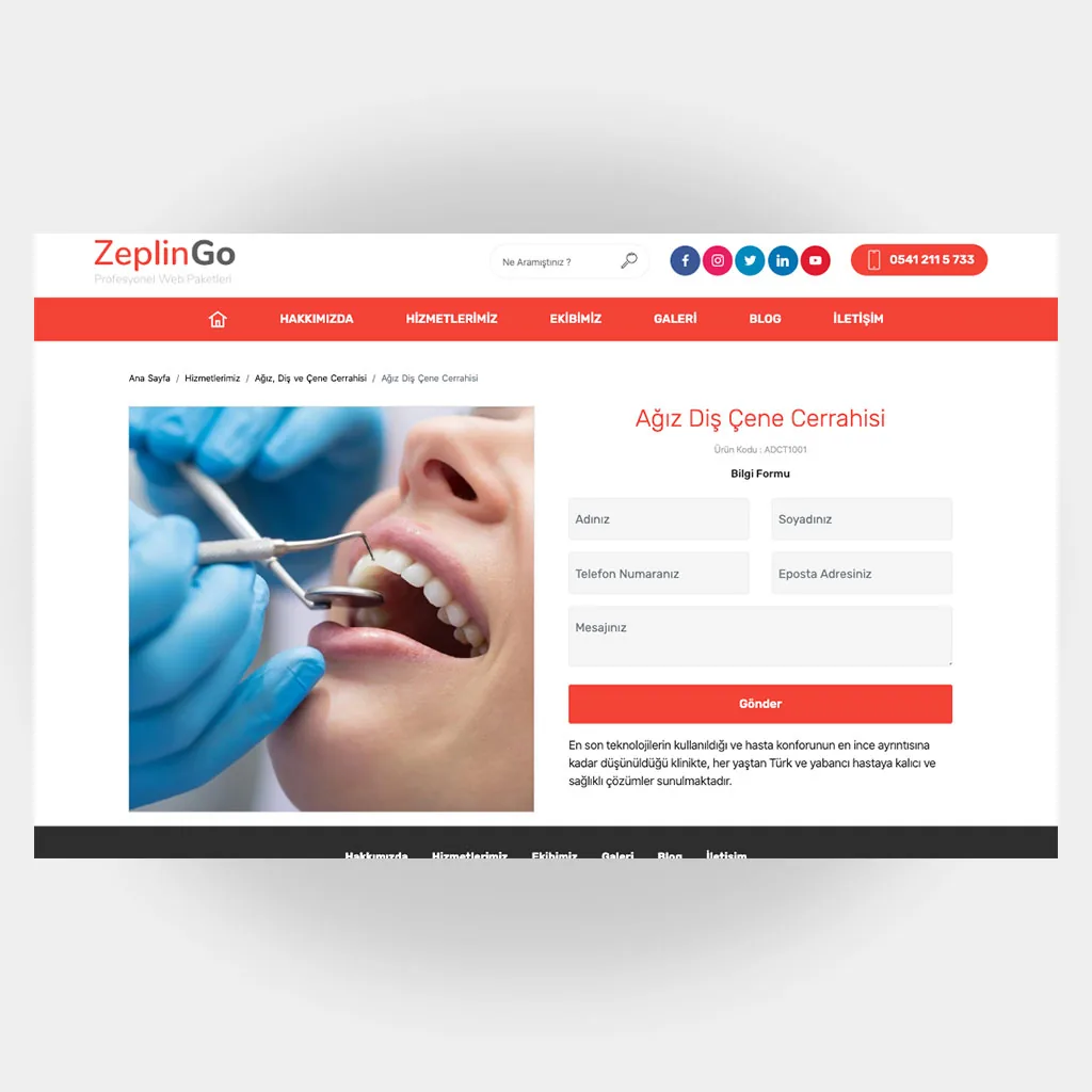 Medikal Doktor Web Sitesi V3 ekran görüntüsü