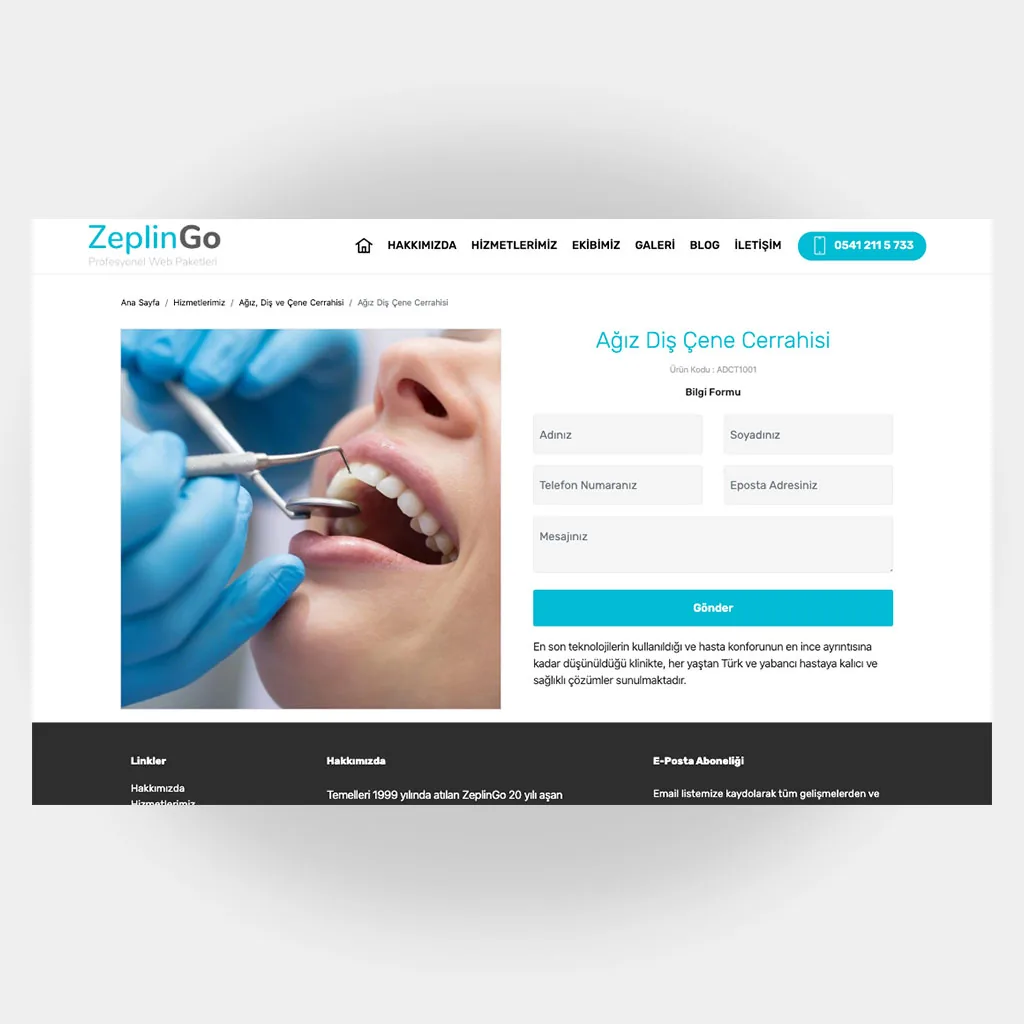 Medikal Doktor Web Sitesi V4 ekran görüntüsü