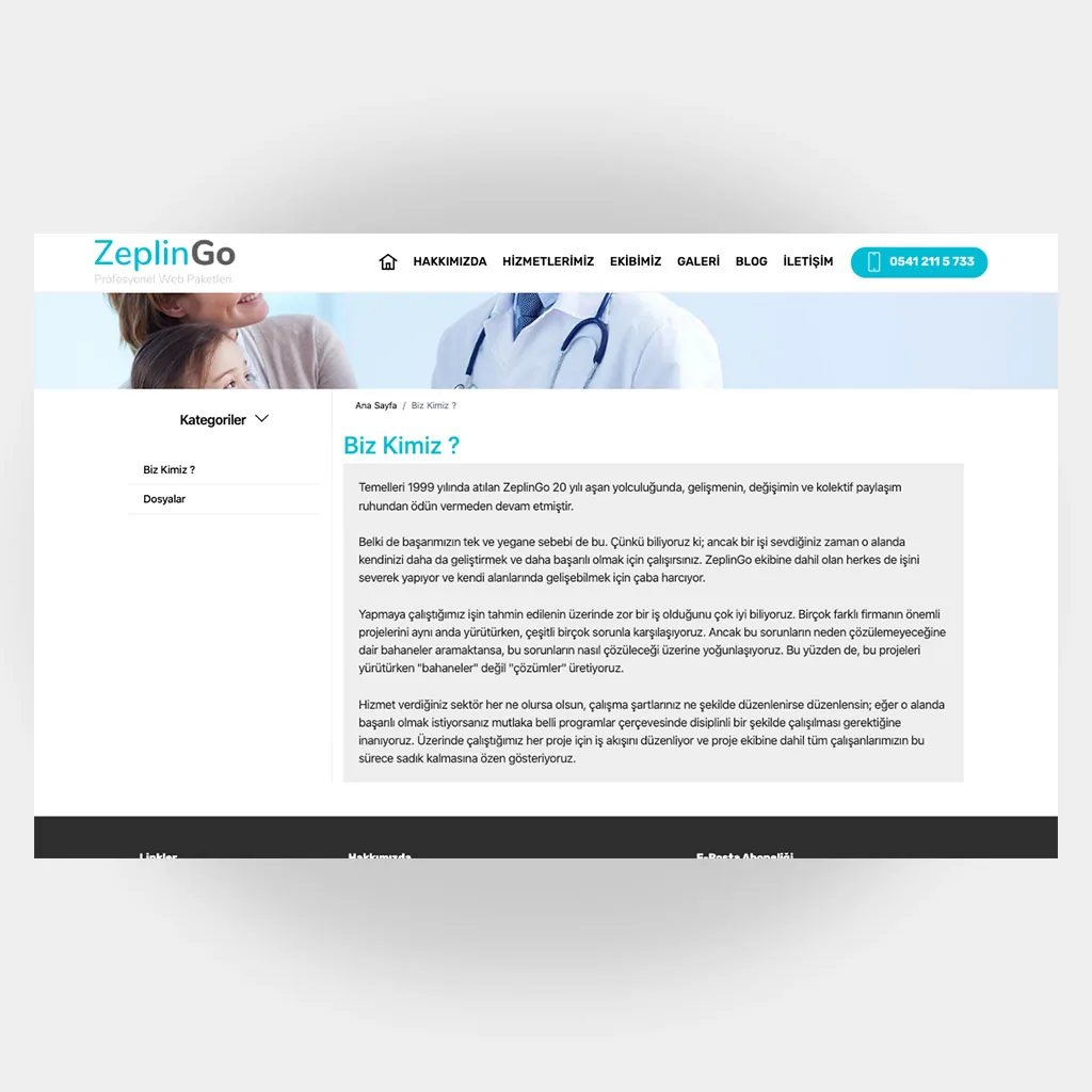 Medikal Doktor Web Sitesi V4 ekran görüntüsü