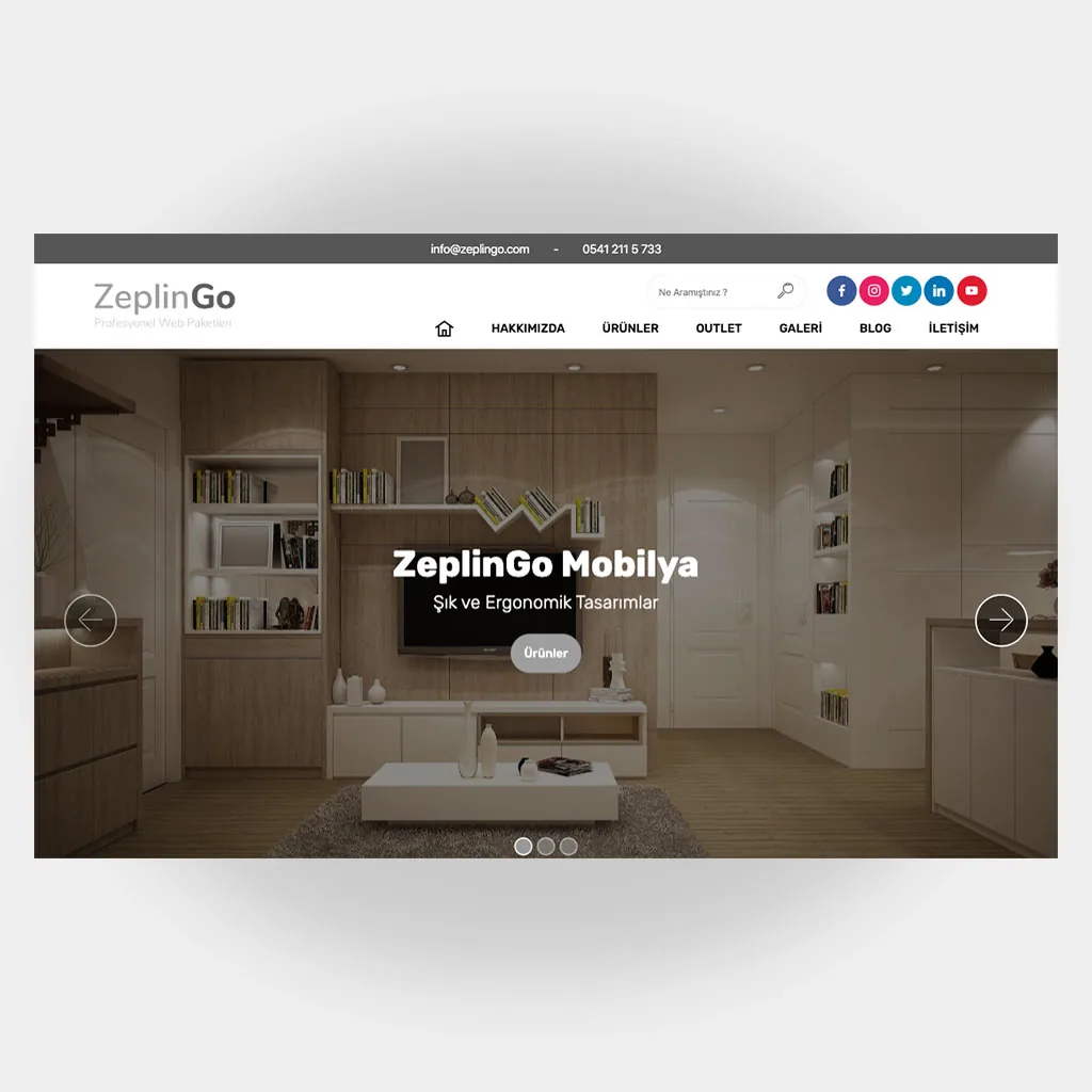 Mobilyacı Web Sitesi Tasarımı
