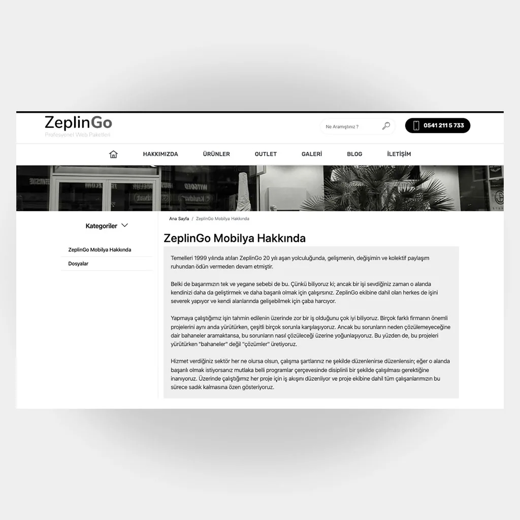 Mobilyacı Web Sitesi V2 ekran görüntüsü