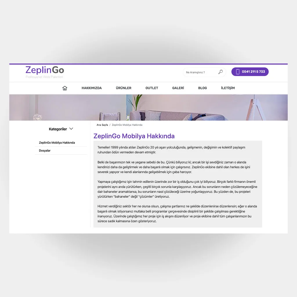 Mobilyacı Web Sitesi V6 ekran görüntüsü