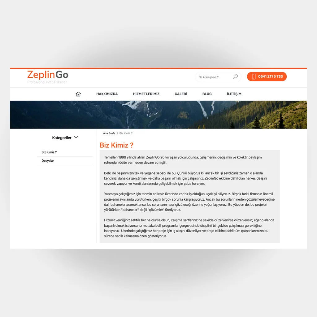 Nakliyat Web Sitesi V2 ekran görüntüsü