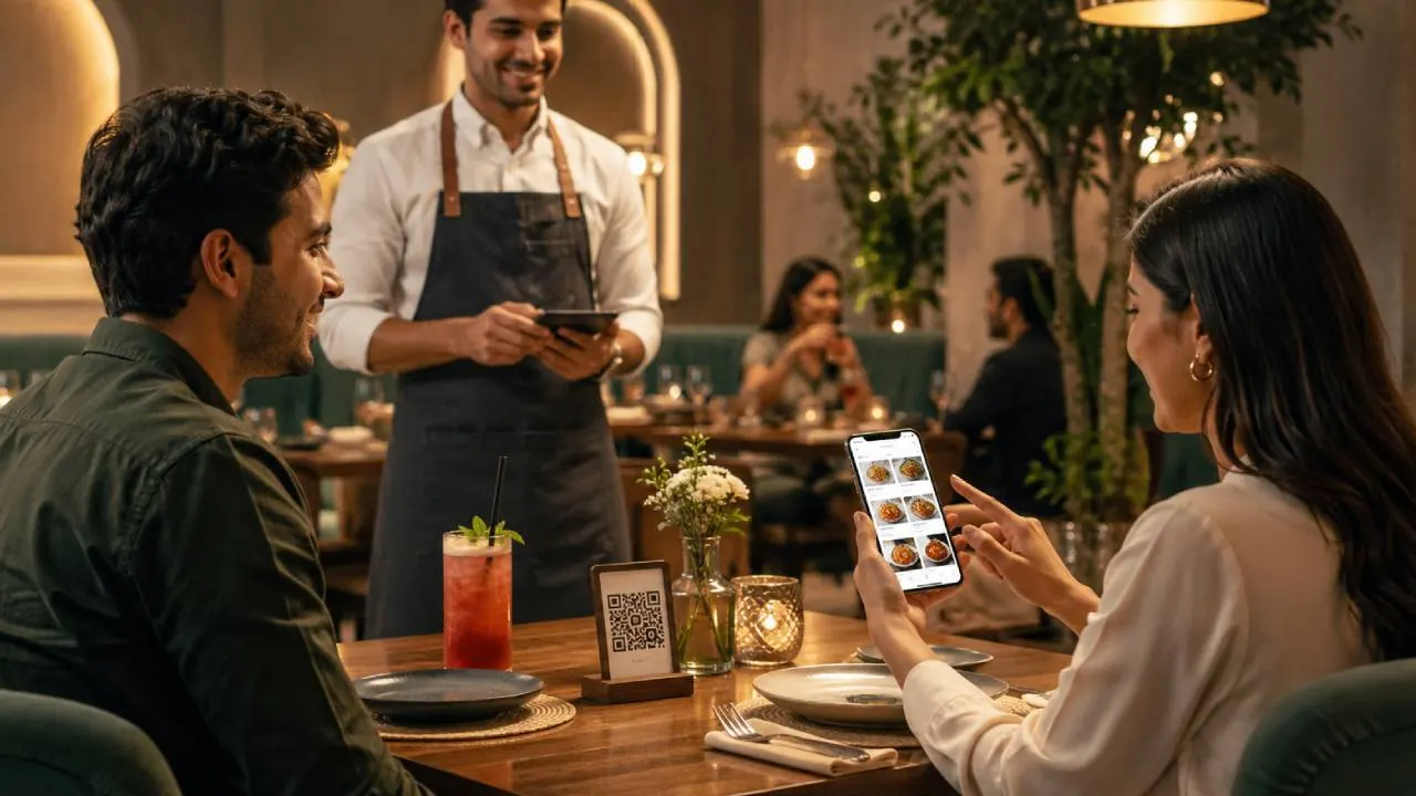 Restoranlar için mobil uyumlu QR menü yazılımı