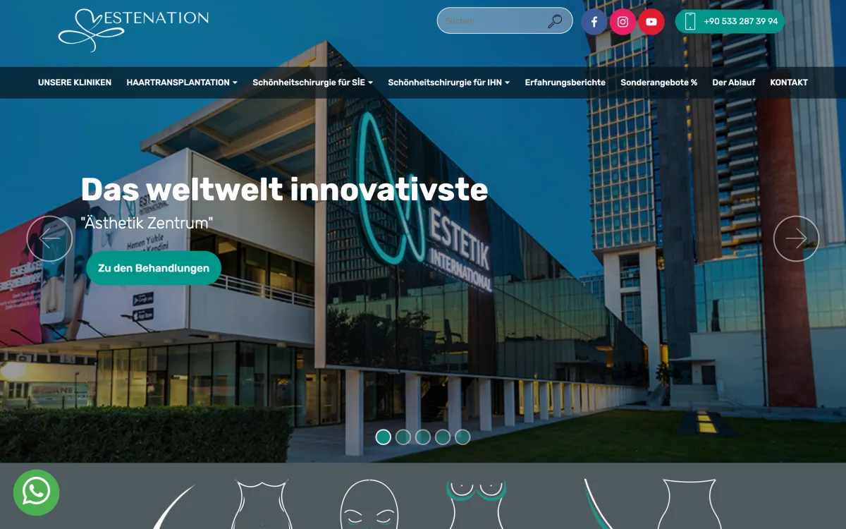 Estenation web sitesi referansı
