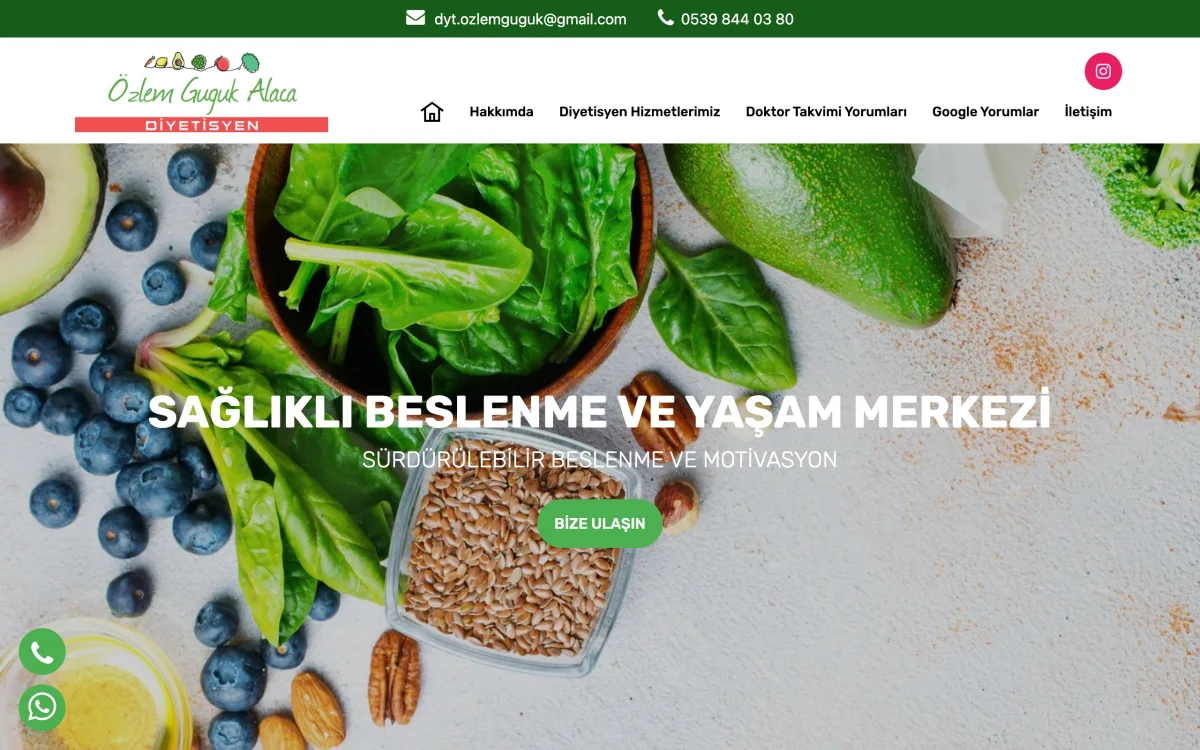Özlem Güğük Alaca web sitesi referansı