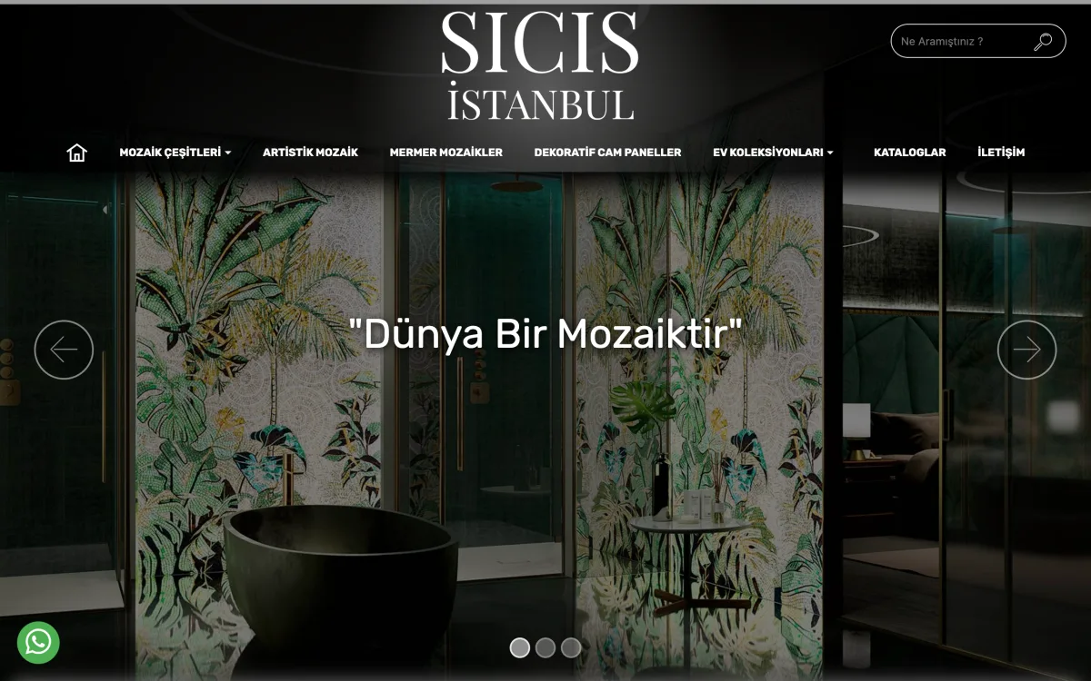 Sicis İstanbul web sitesi referansı