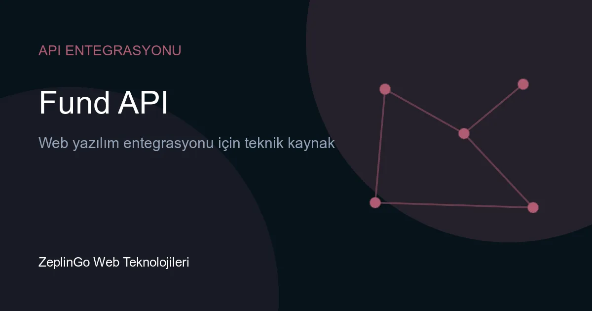 Adyen Fund API entegrasyonu ile fon yönetimi