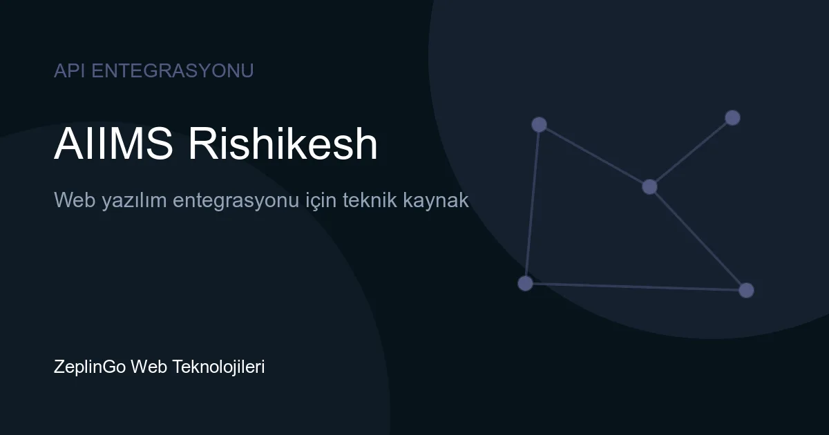 AIIMS Rishikesh API entegrasyonu ile diploma sertifikalarının DigiLocker'a aktarılması