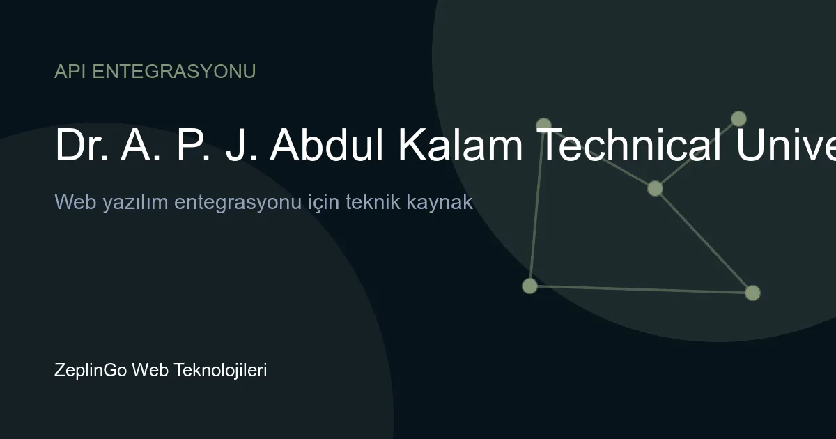 AKTU DigiLocker API entegrasyonu ile öğrenci belgelerinin dijital ortamda erişimi