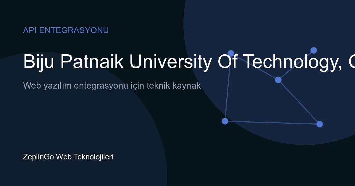 BPUT DigiLocker API entegrasyonu ile diploma sertifikası doğrulama