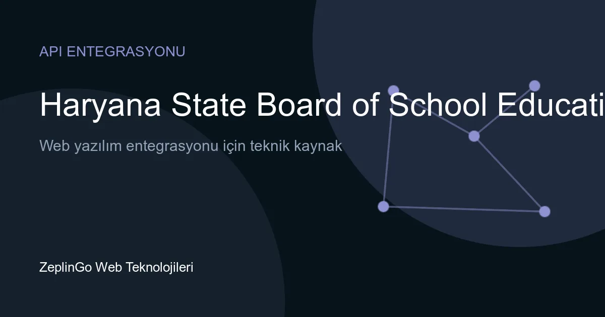 Haryana BSEH sonuç API entegrasyonu ile dijital belge erişimi