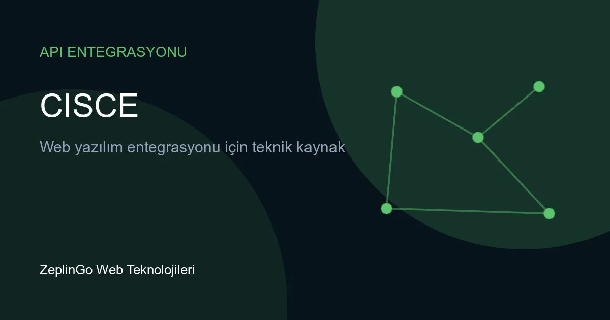 CISCE API entegrasyonu ile dijital belge doğrulama