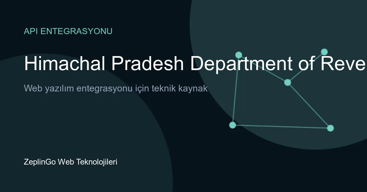 Himachal Pradesh e-Praman API entegrasyonu ile dijital belge yönetimi