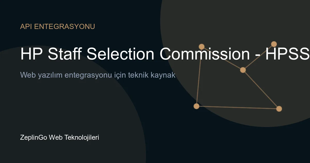 HPSSSB API entegrasyonu ile DigiLocker üzerinden kabul kartı doğrulama