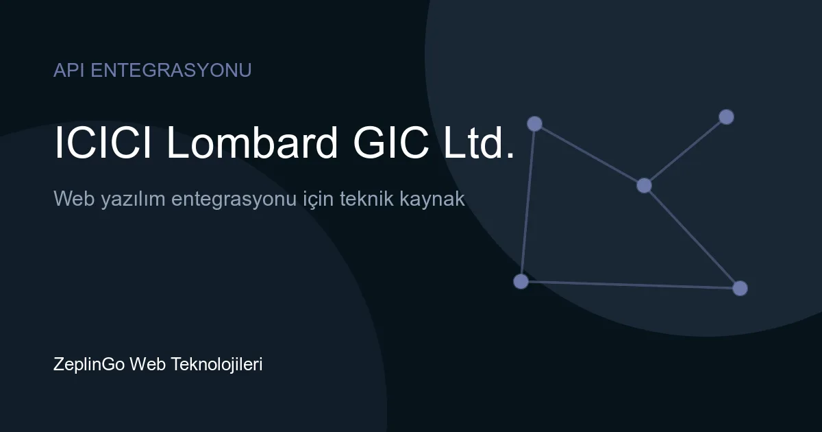 ICICI Lombard GIC Ltd. API entegrasyonu ile sigorta poliçelerinin DigiLocker'a aktarılması