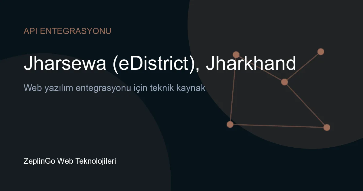 Jharsewa (eDistrict) API entegrasyonu ile dijital sertifika hizmetleri