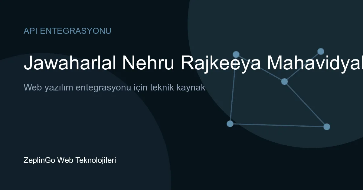 JNRM Transfer Sertifikası API entegrasyonu ile DigiLocker üzerinden belge indirme