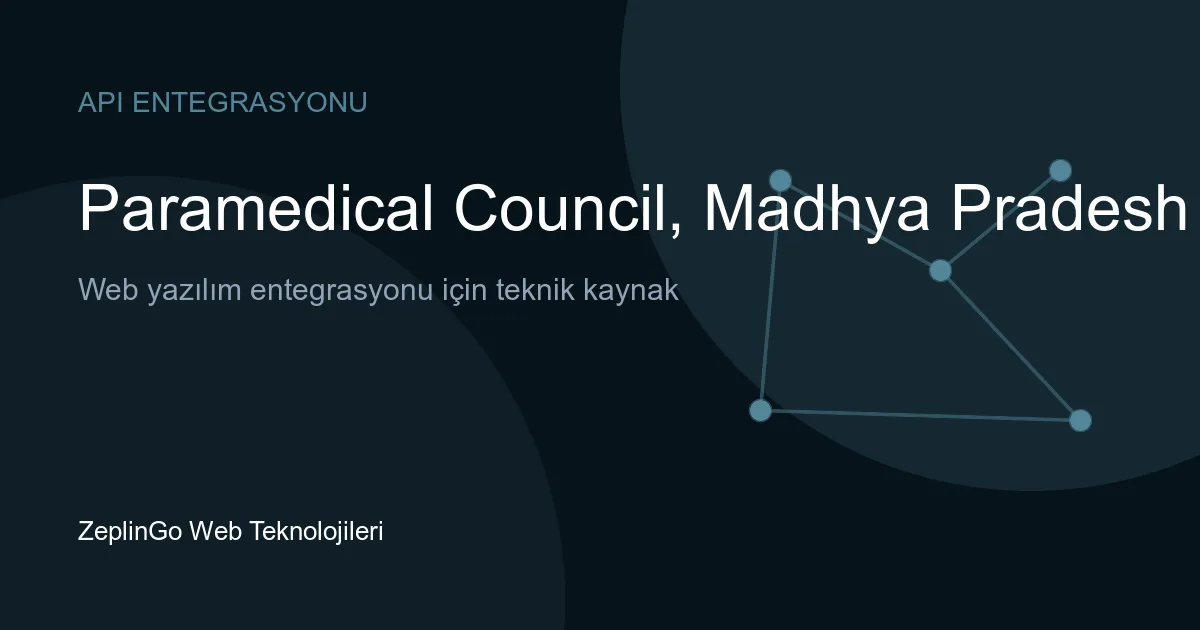 MP Paramedical Council API entegrasyonu ile DigiLocker sertifika doğrulama