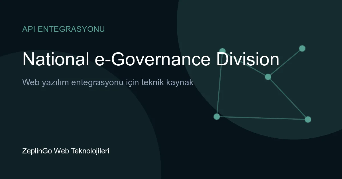 NeGD API entegrasyonu ile e-devlet eğitim sertifikalarının dijital dağıtımı