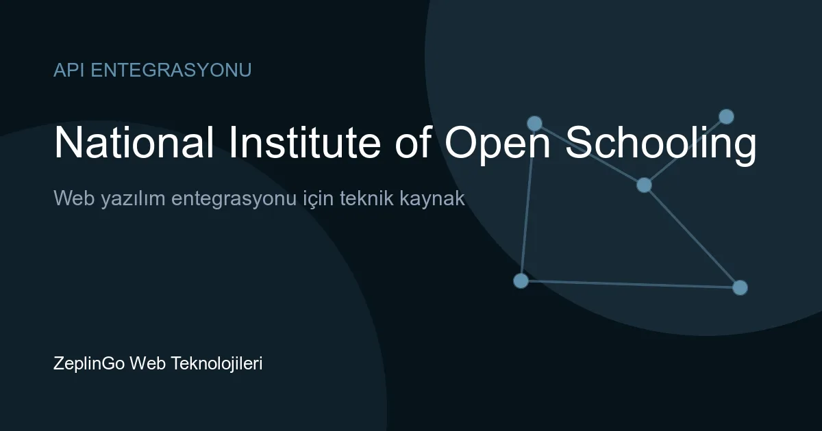 NIOS DigiLocker API entegrasyonu ile dijital belge doğrulama
