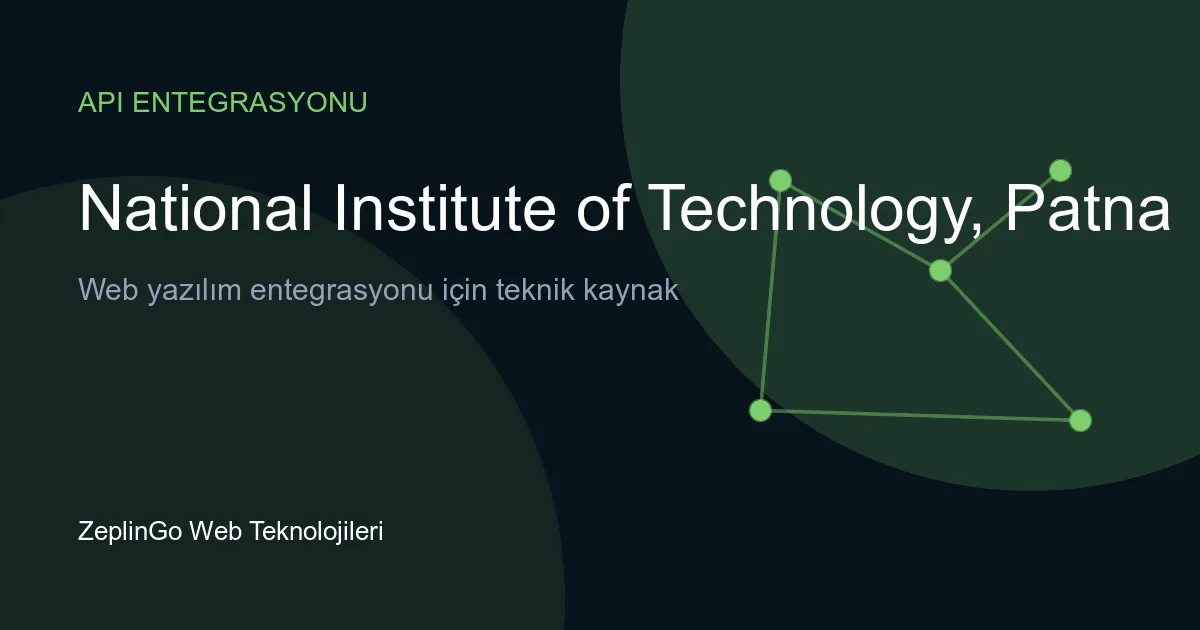 NIT Patna DigiLocker API entegrasyonu ile dijital sertifika doğrulama