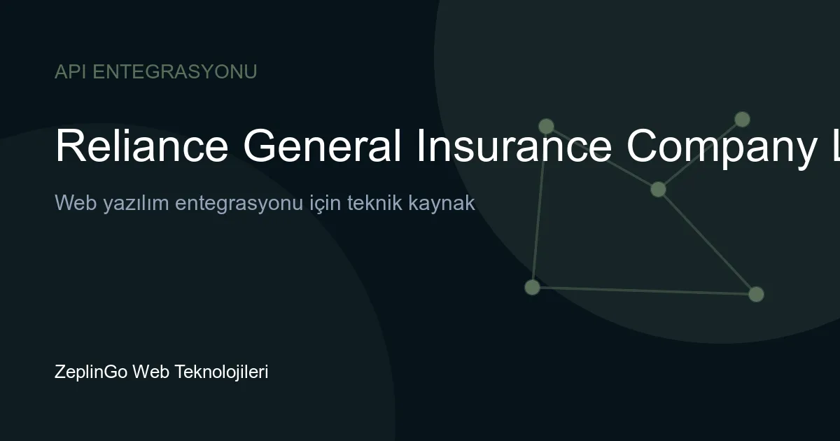 Reliance General Insurance API entegrasyonu ile DigiLocker üzerinden sigorta poliçesi görüntüleme
