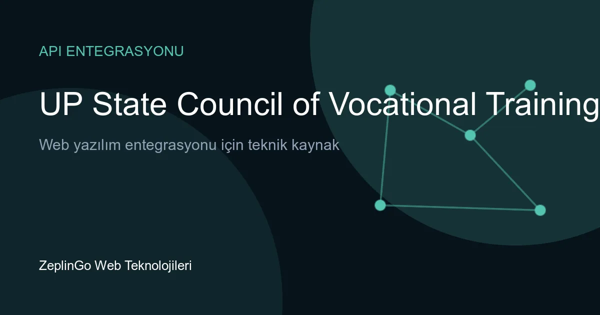 UP SCVT API entegrasyonu ile mesleki sertifika doğrulama