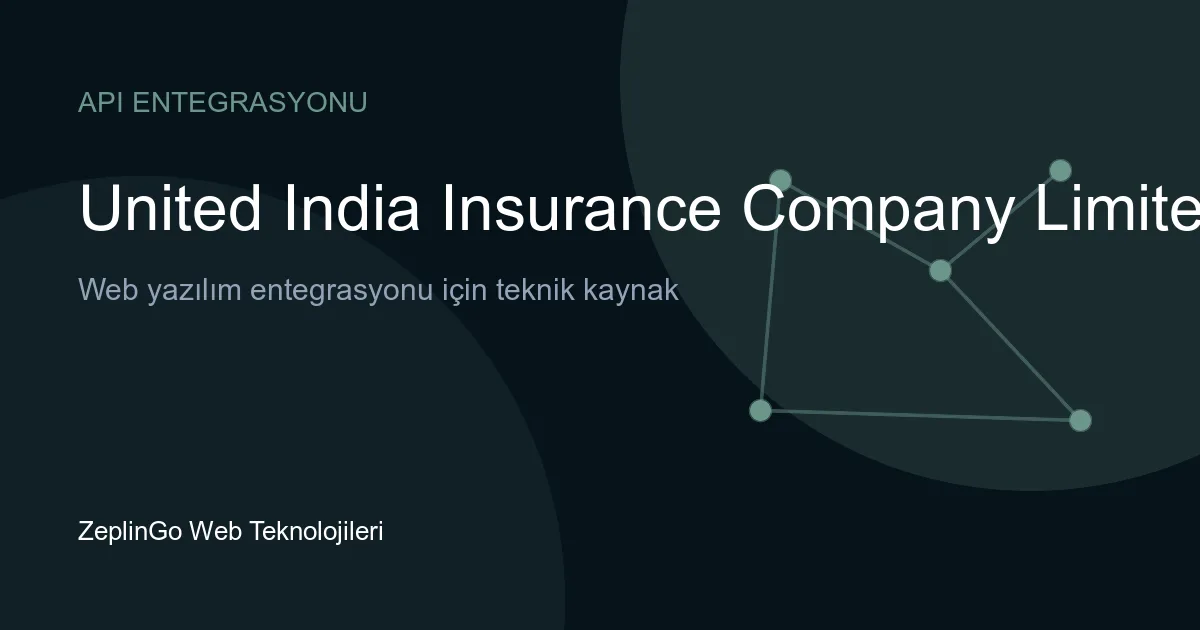 United India Insurance DigiLocker API entegrasyonu ile sigorta poliçelerinin dijital olarak indirilmesi