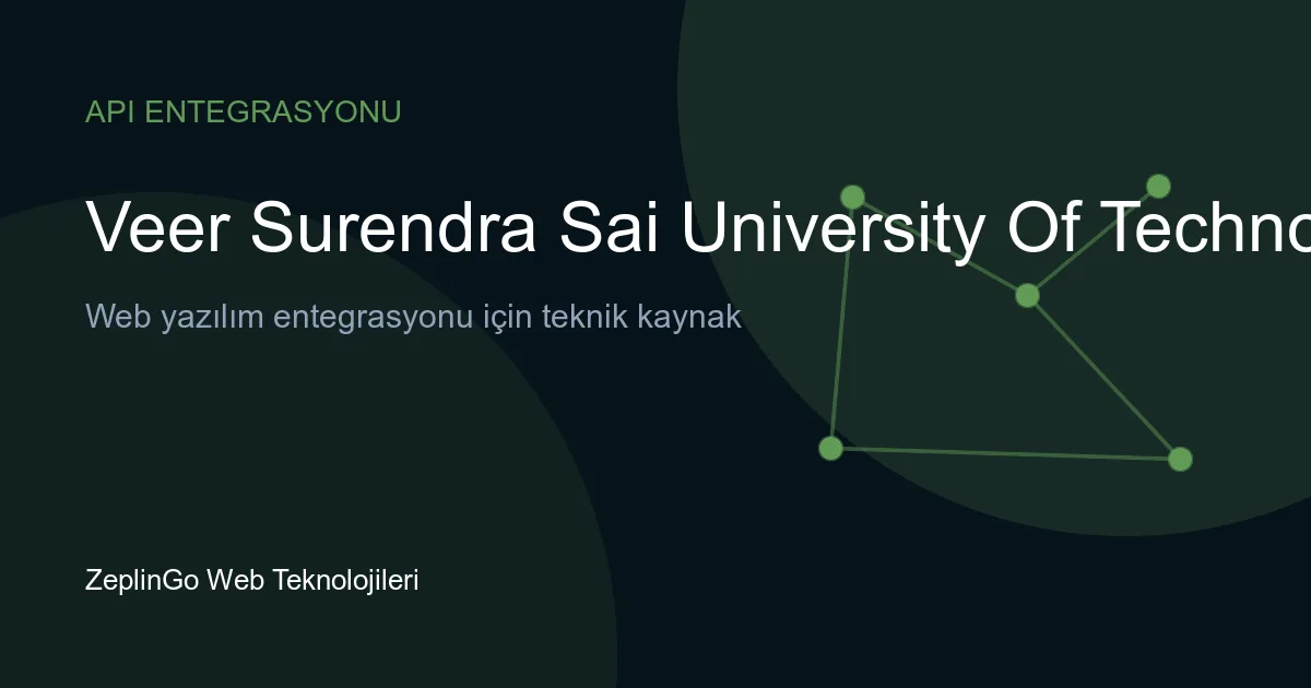 VSSUT Diploma API Entegrasyonu - DigiLocker Sertifika Doğrulama