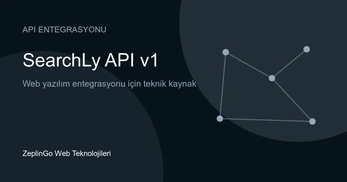 SearchLy API v1 ile şarkı sözü benzerlik araması