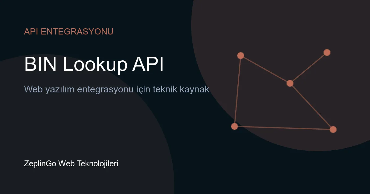 BIN Lookup API entegrasyonu ile kart bilgisi sorgulama