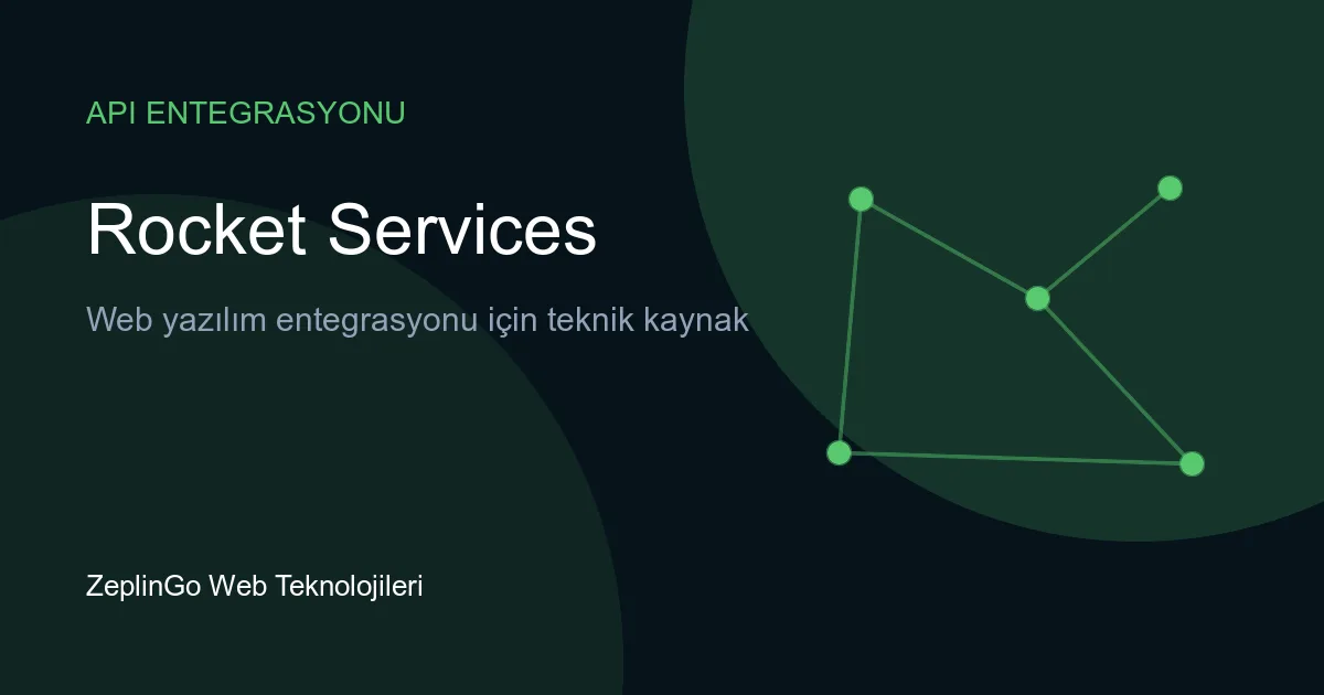 Rocket Services API orkestrasyon katmanı diyagramı