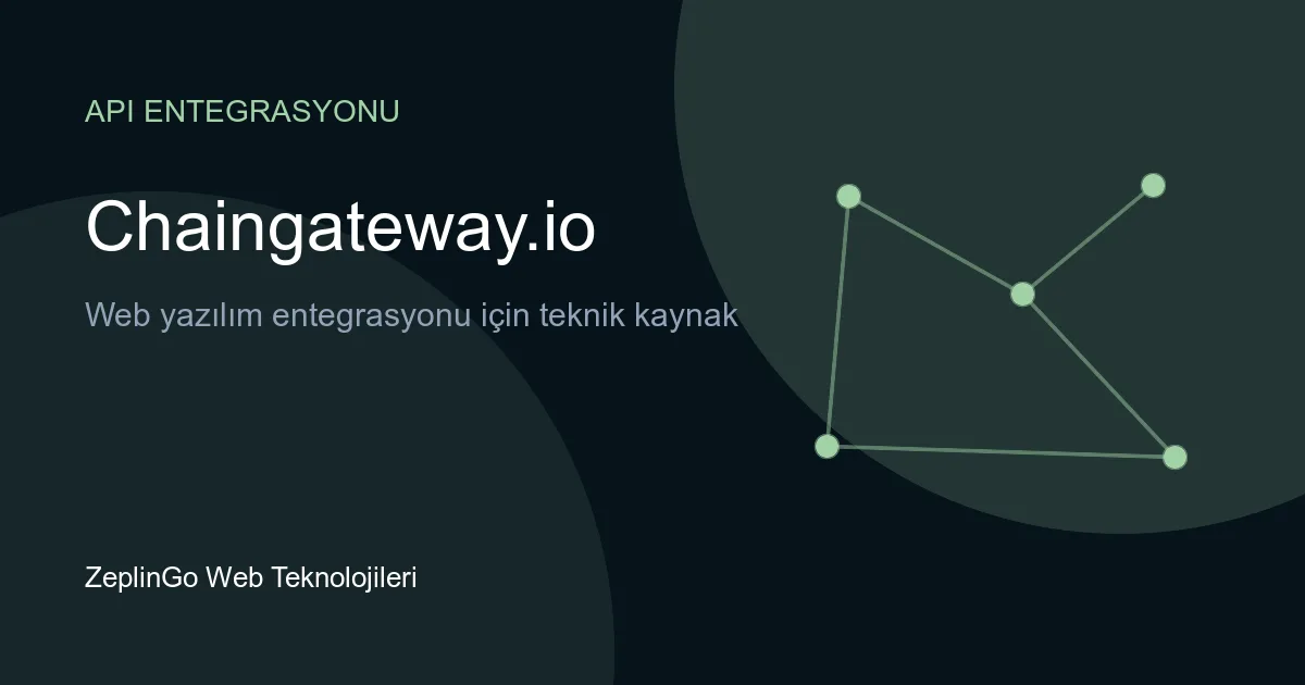 Chaingateway.io API entegrasyonu ile Ethereum ve gerçek dünya arasında köprü kuran bir diyagram