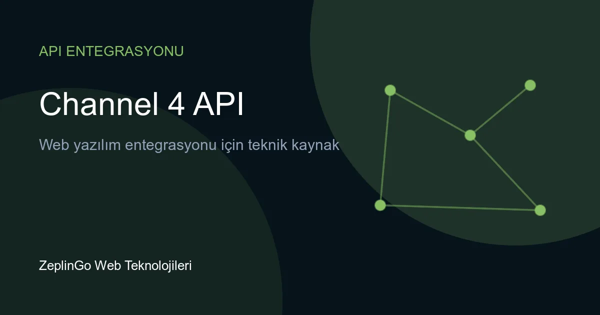 Channel 4 API entegrasyonu ve program verileri
