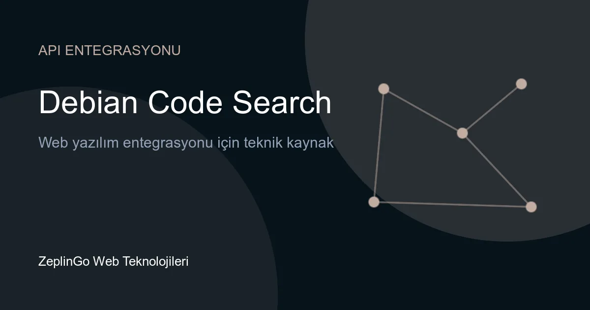 Debian Code Search API entegrasyonu