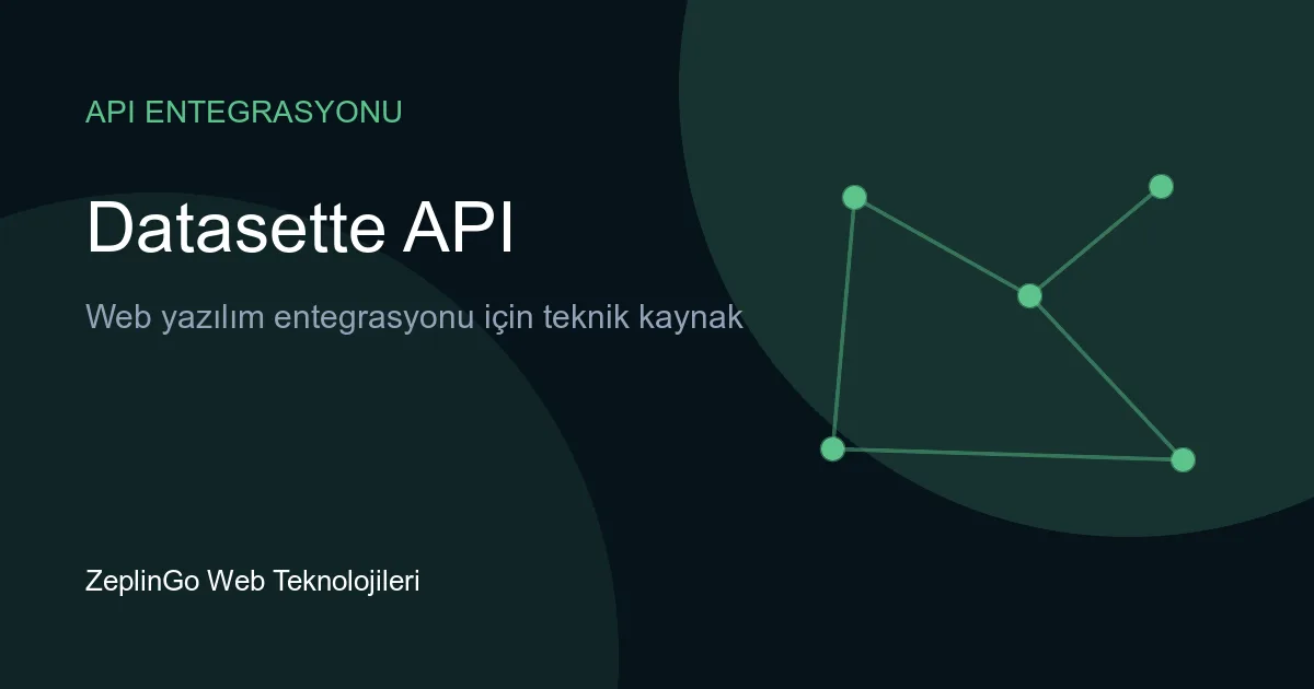 Datasette API ile SQL sorgularından JSON çıktısı