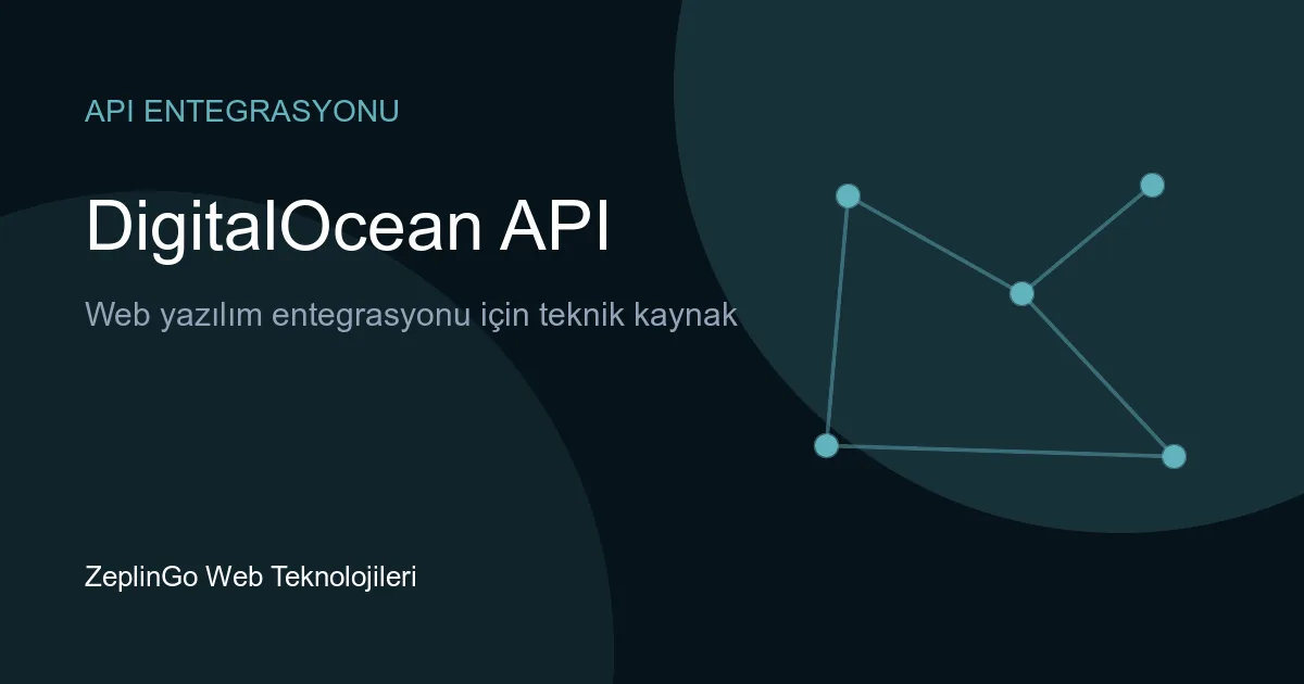 DigitalOcean API ile bulut kaynak yönetimi