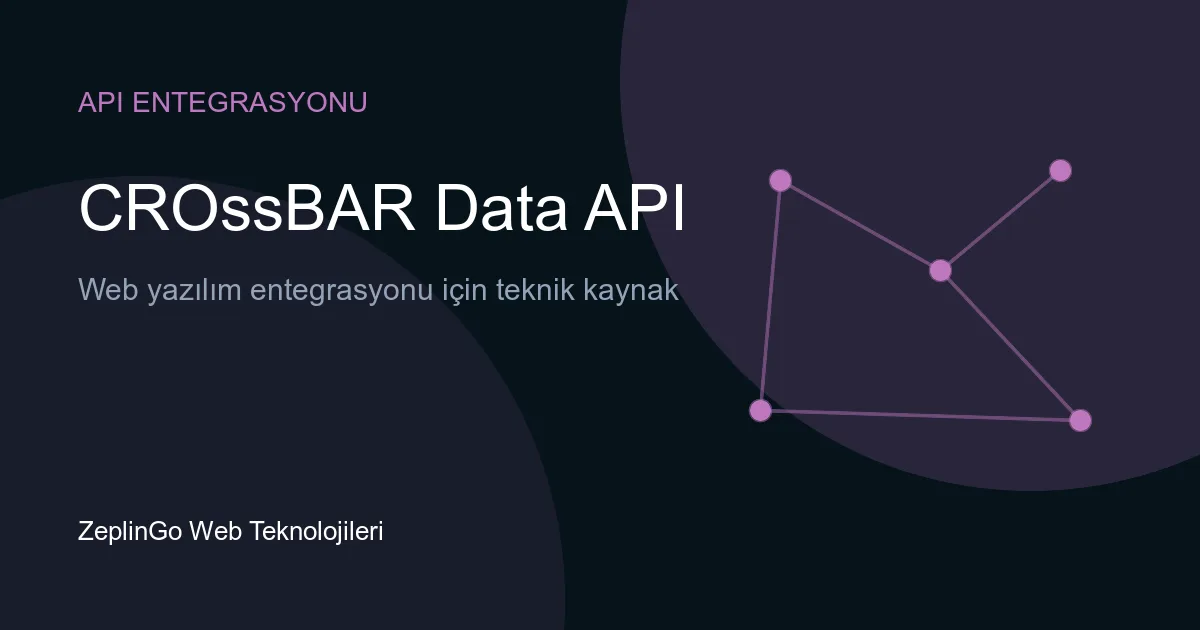 CROssBAR Data API ile biyomedikal veri sorgulama ve bilgi grafiği oluşturma